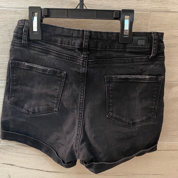 RSQ Girls Black Shorts - Picture 3 of 3